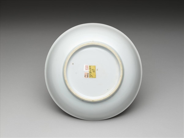 甜白釉盤
