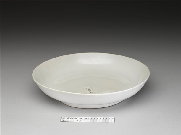 甜白釉盤