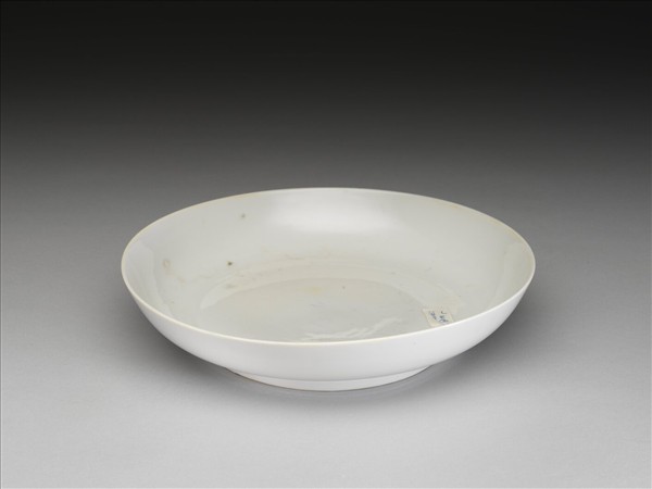 甜白釉盤