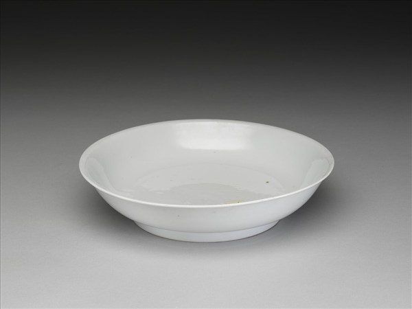 甜白釉盤