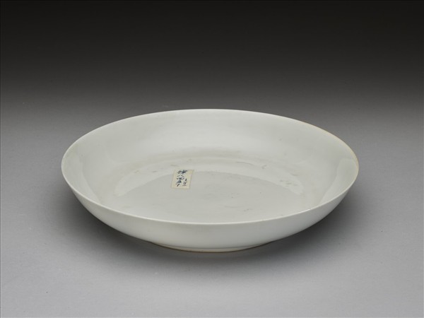 甜白釉盤