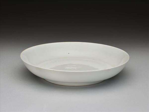 甜白釉盤