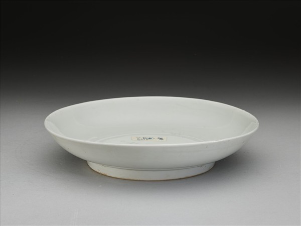 甜白釉盤