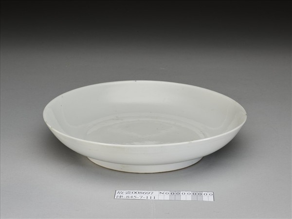 甜白釉盤