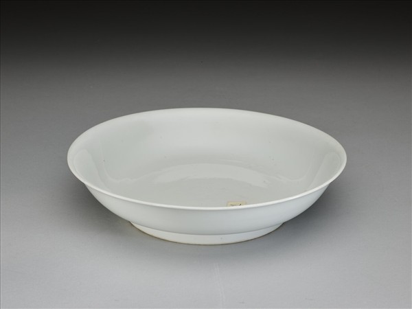 甜白釉盤