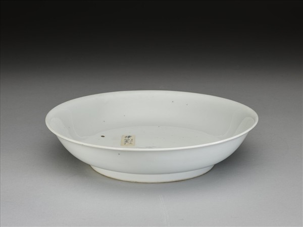 甜白釉盤