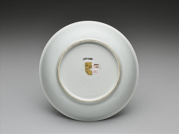 甜白釉盤