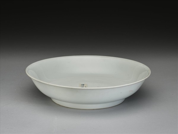甜白釉盤