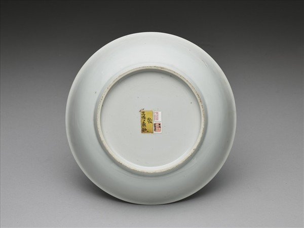 甜白釉盤