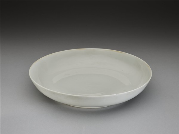 甜白釉盤