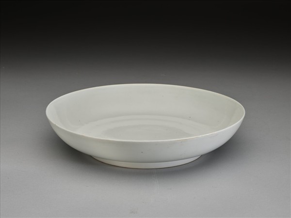 甜白釉盤