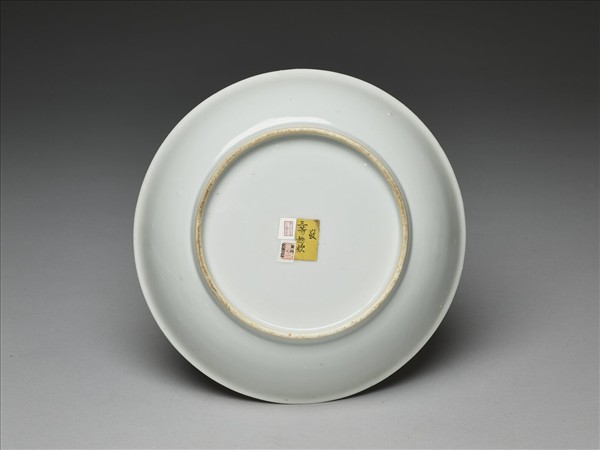 甜白釉盤