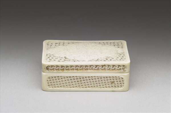 象牙雕透花長方套盒（共十一件）