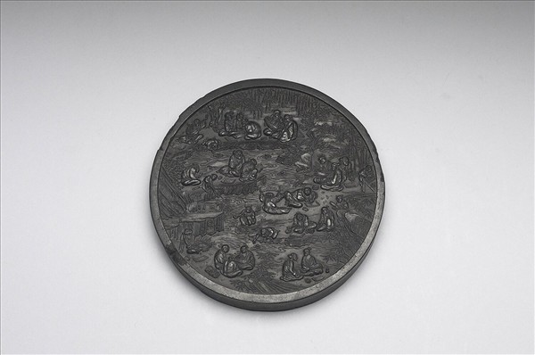 「蘭亭修禊圖」圓墨