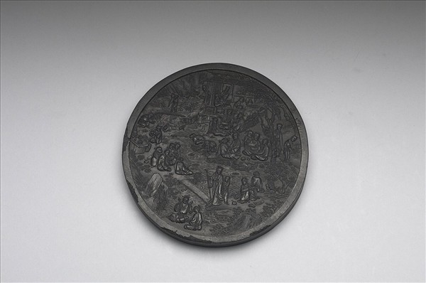 「蘭亭修禊圖」圓墨