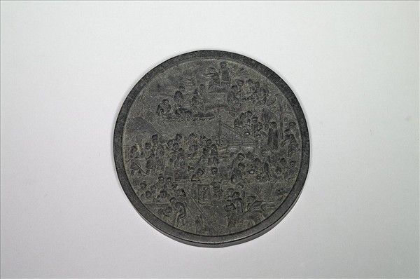 「百子圖」圓墨