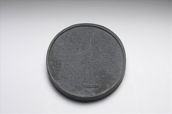 「百子圖」圓墨