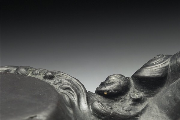 端石海天浴日硯