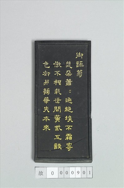 御詠花卉詩「菊」墨