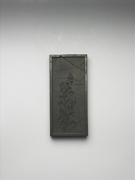 御詠花卉「翠雀」詩墨