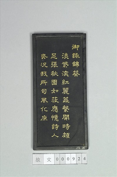 御詠花卉「錦葵」詩墨