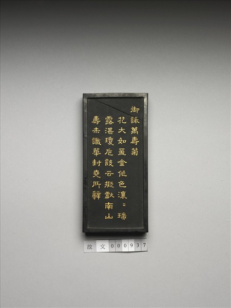 御詠花卉「萬壽菊」詩墨