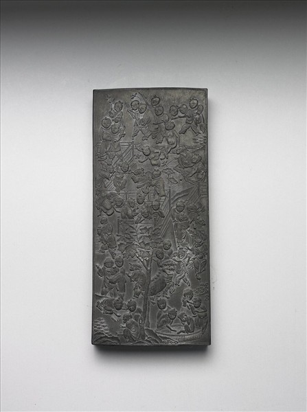 「百子圖」長方墨