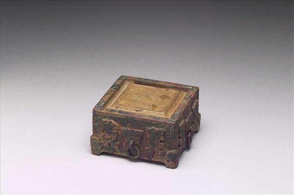 仿古石渠澄泥硯