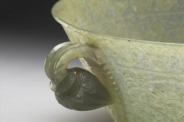 玉花蕾形單柄碗