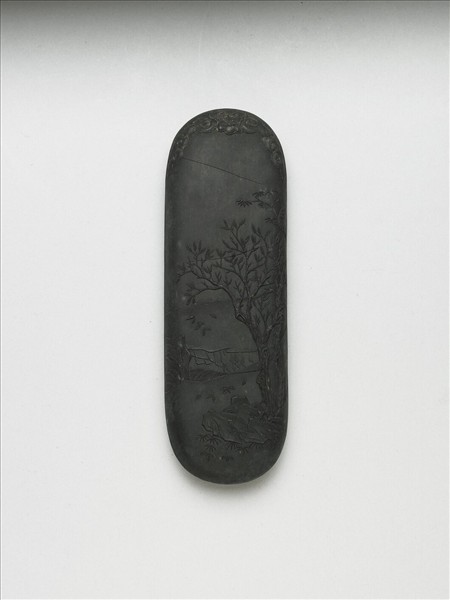 御製月令詩「草木黃落」墨