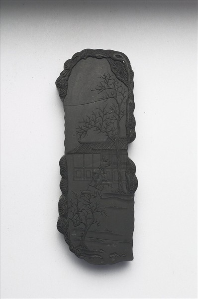 御製月令詩「閉塞而成冬」墨