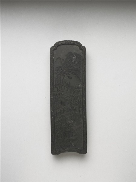 御製西湖名景詩「六一泉」墨