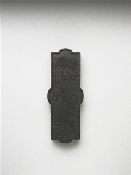 御製西湖名景詩「斷橋殘雪」墨