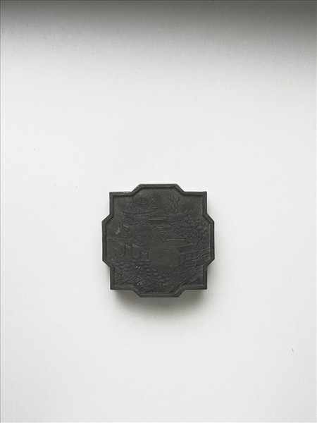 御製西湖名景詩「南屏晚鐘」墨