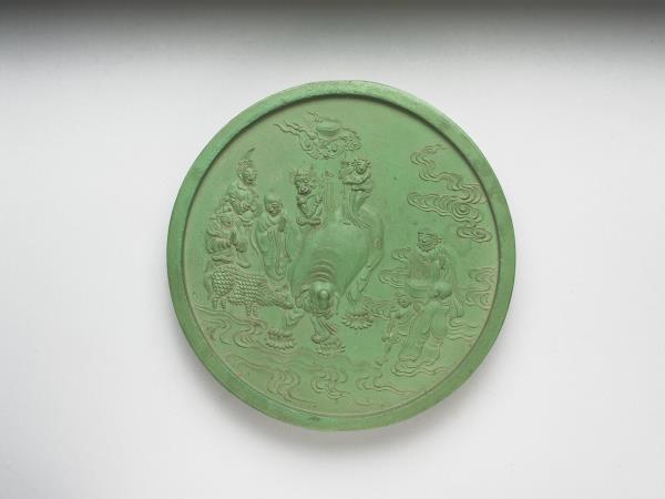 掃象圖五色墨（綠）