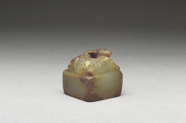 虹文薈古「杜章」玉印