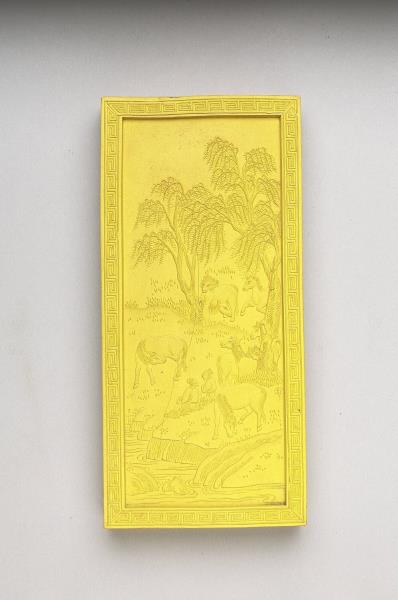 御題《萬春集慶》冊〈萬屯春牧〉詩黃墨