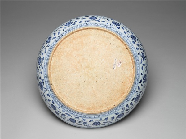 青花四季花卉紋盤