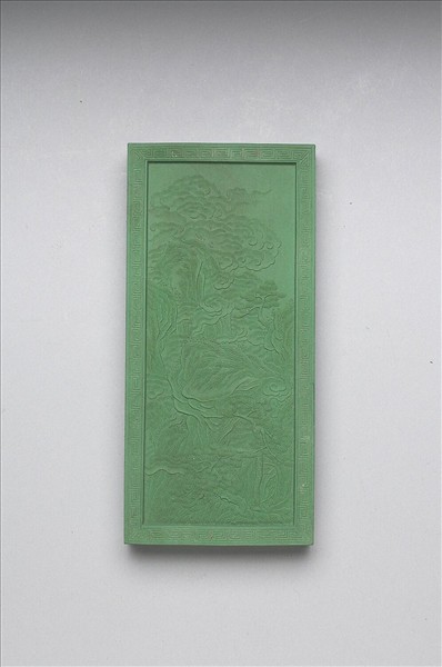 御題《萬春集慶》冊〈萬壑春雲〉詩綠墨