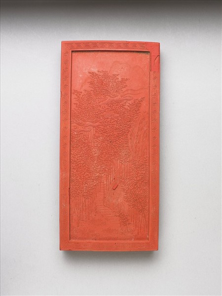 御題《萬春集慶》冊〈萬竿春玉〉詩硃墨