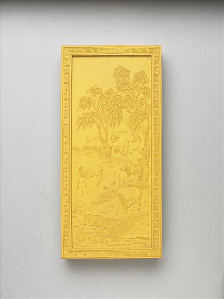 御題《萬春集慶》冊〈萬屯春牧〉詩黃墨