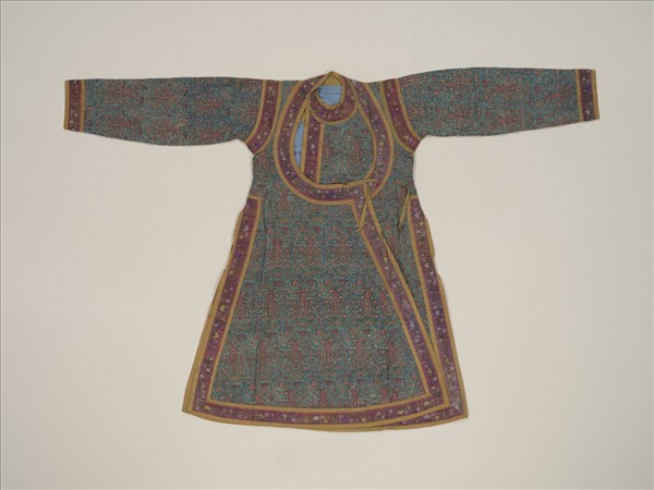 喀什米爾 佩斯利紋毛織錦袍