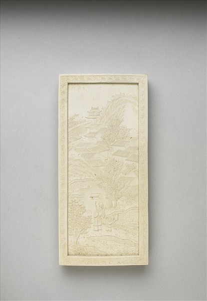 御題《萬春集慶》冊〈萬井春熙〉詩白墨