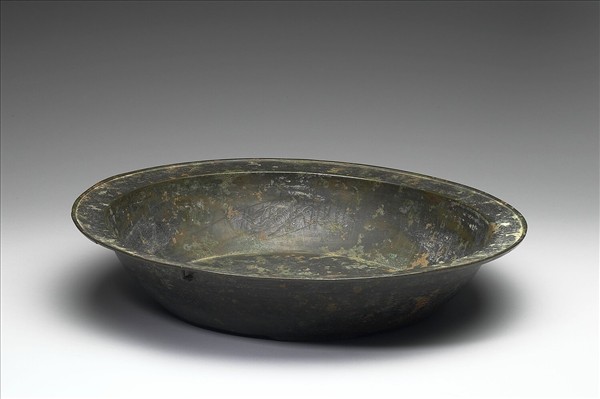 嵌銀絲雙鳳紋洗