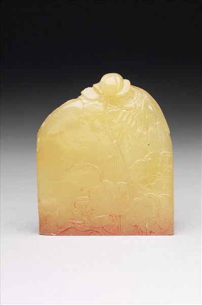 壽山石「大風堂漸江髡殘雪箇苦瓜墨緣」印