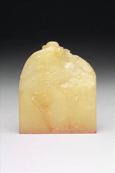 壽山石「大風堂漸江髡殘雪箇苦瓜墨緣」印