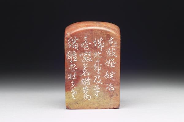 石「蓄縮雕蟲壯夫老」印