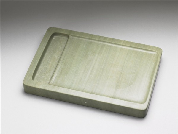 松花石歲寒三友圖硯