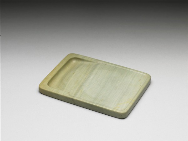 事事如意松花石硯