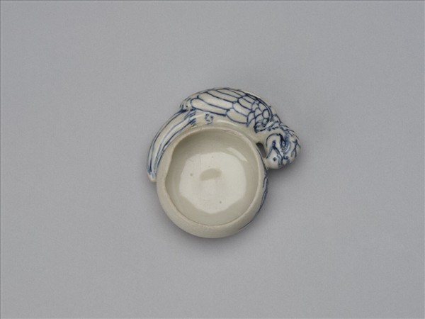 越南青花鸚鵡桃杯- 故宮